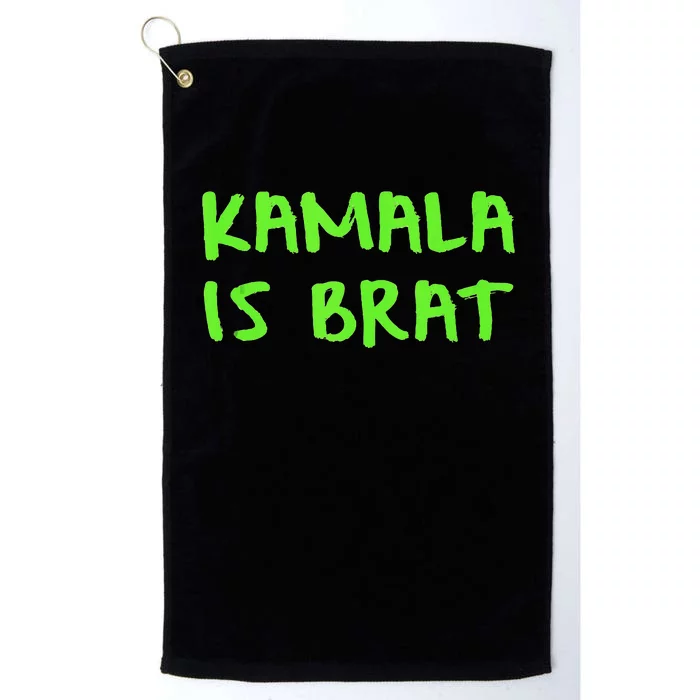 Kamala Is Brat Platinum Collection Golf Towel