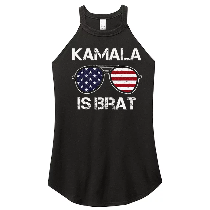 Kamala Is Brat Women’s Perfect Tri Rocker Tank