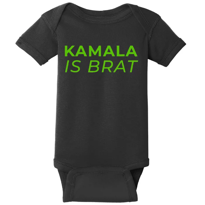 Kamala Is Brat Baby Bodysuit