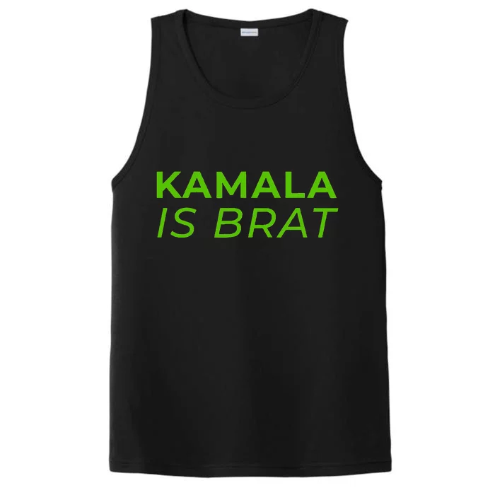 Kamala Is Brat Performance Tank