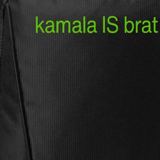 Kamala Is Brat City Backpack