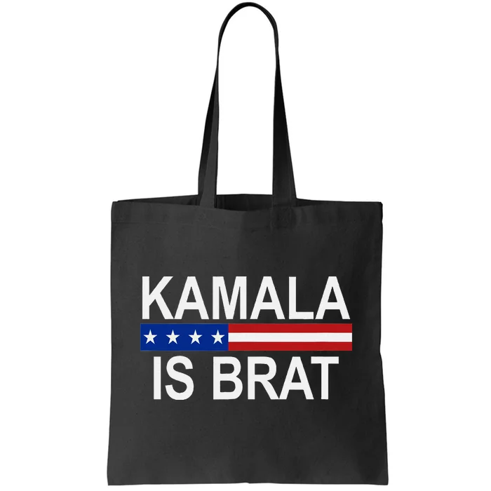 Kamala Is Brat Usa Flag Tote Bag