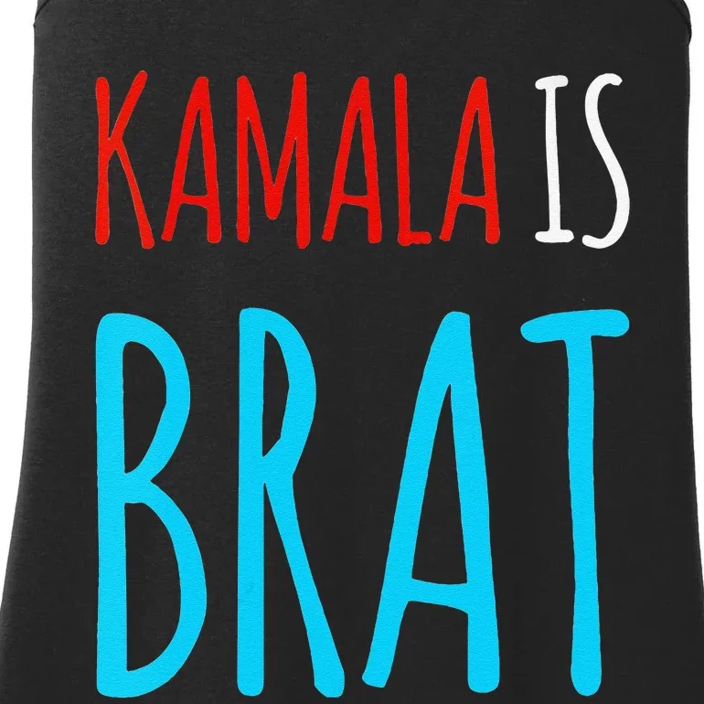 Kamala Is Brat Ladies Essential Tank