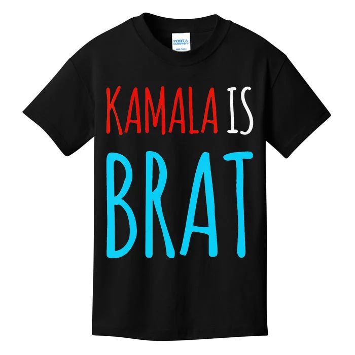 Kamala Is Brat Kids T-Shirt