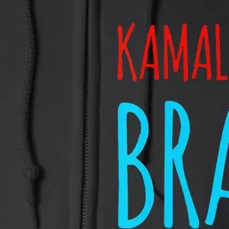 Kamala Is Brat Full Zip Hoodie