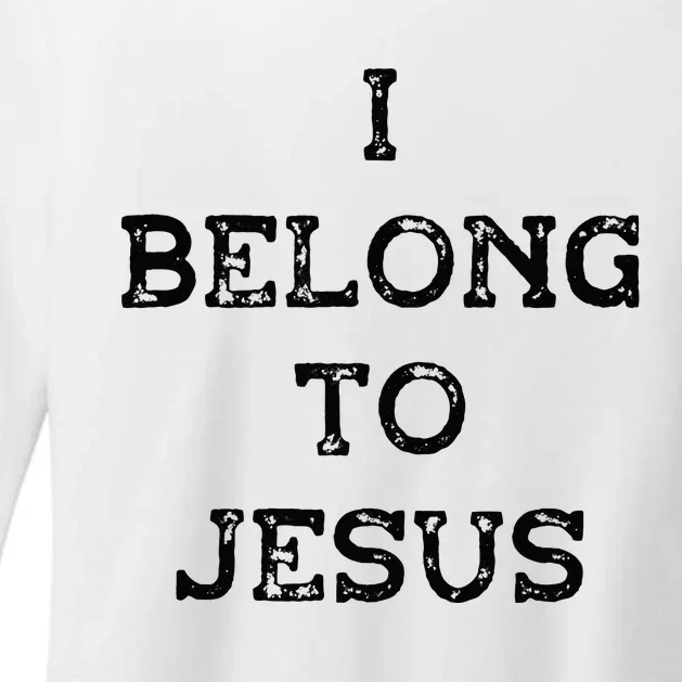 Kaka I Belong To Jesus Womens CVC Long Sleeve Shirt