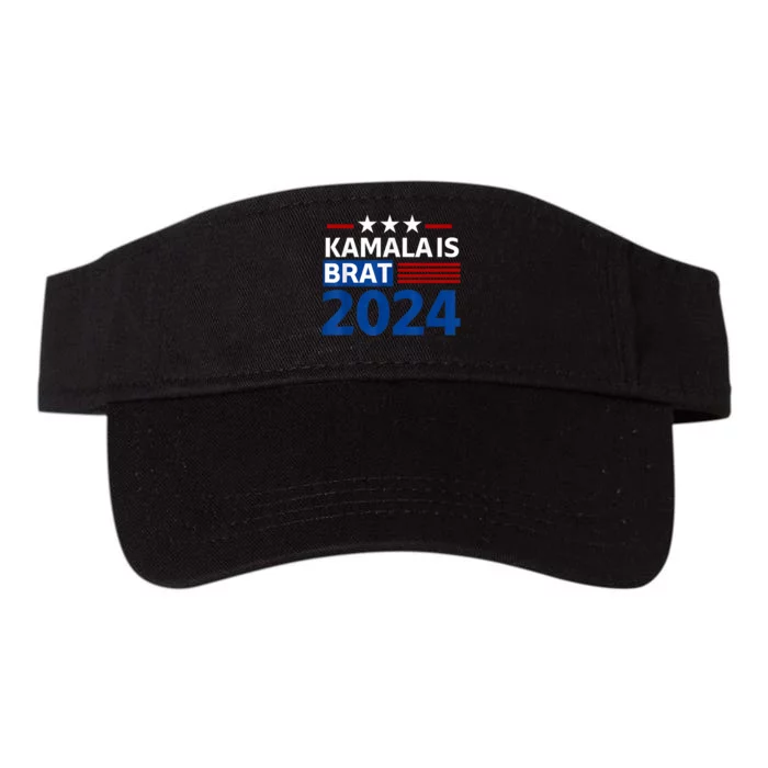 Kamala Is Brat Funny Quotes Feminist Valucap Bio-Washed Visor