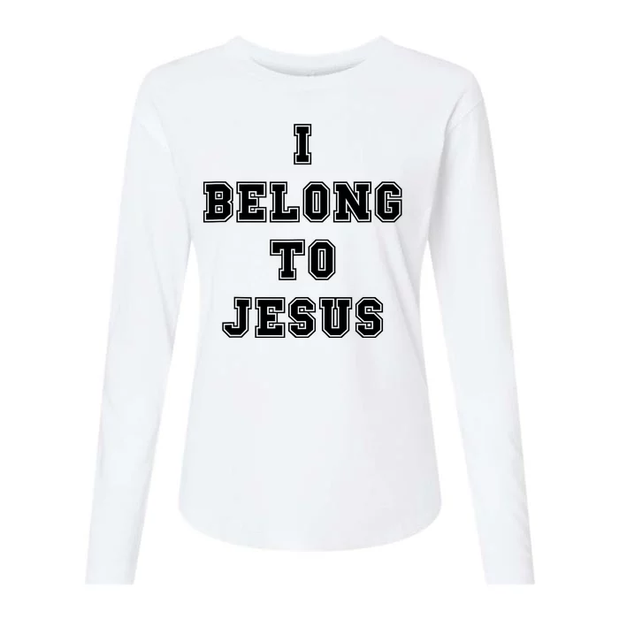 Kaka I Belong To Jesus Womens Cotton Relaxed Long Sleeve T-Shirt