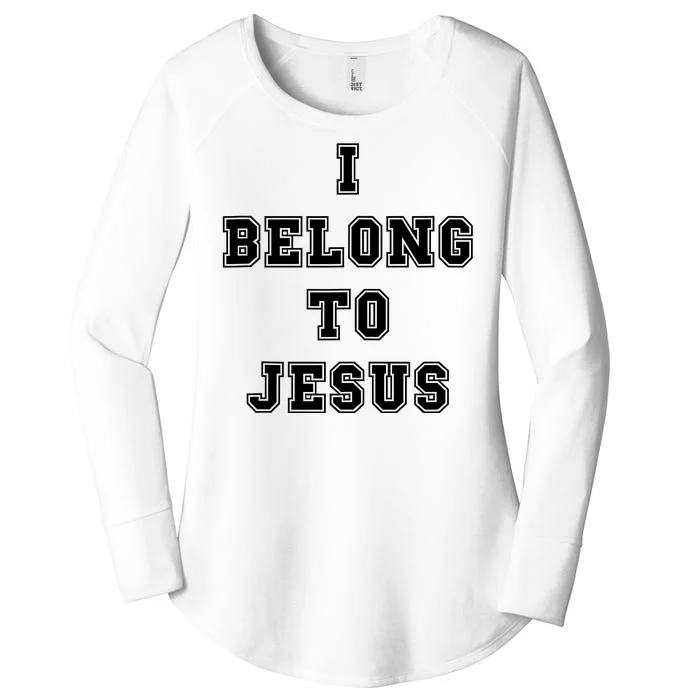 Kaka I Belong To Jesus Women's Perfect Tri Tunic Long Sleeve Shirt