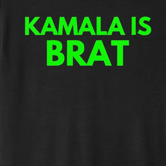 Kamala Is Brat V Neck ChromaSoft Performance T-Shirt