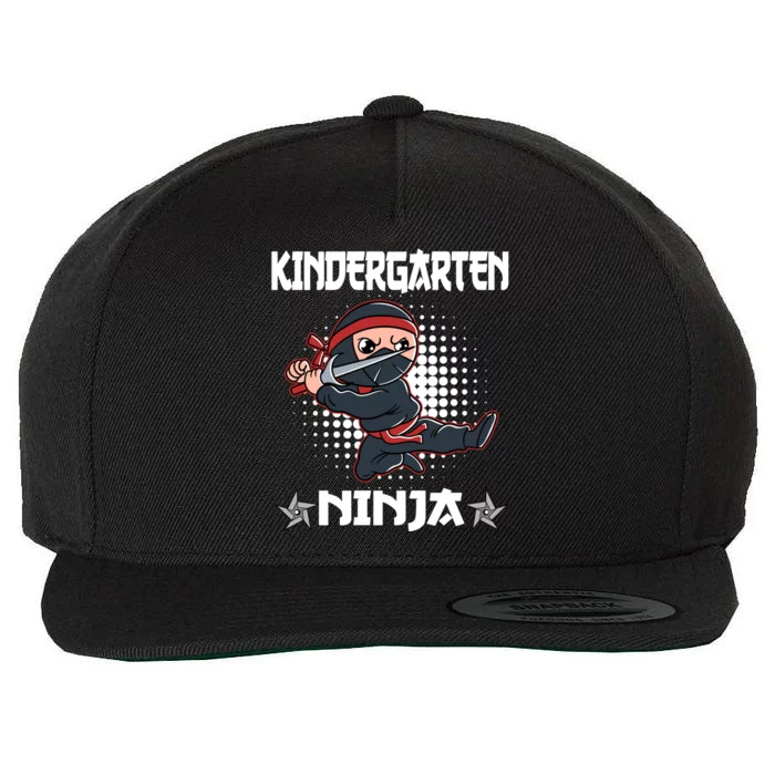 Kindergarten I Come Ninja Fighter Kindergarten Cool Gift Wool Snapback Cap