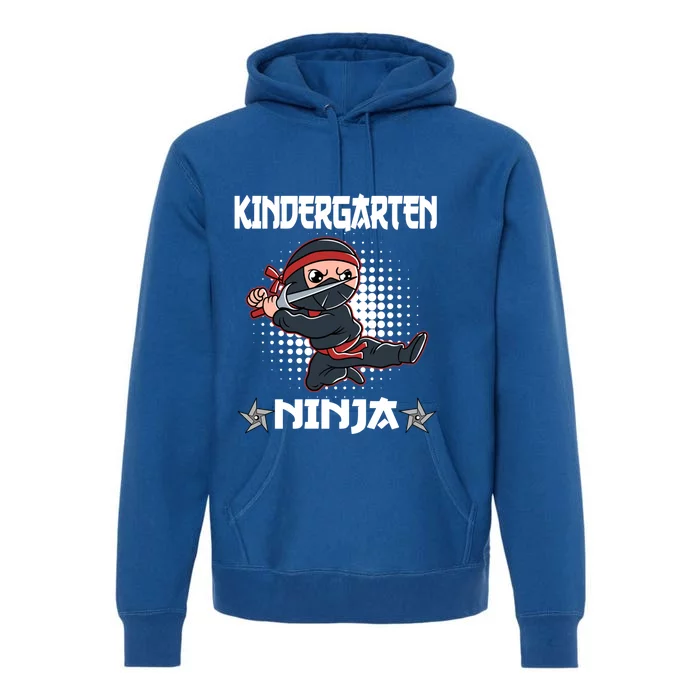 Kindergarten I Come Ninja Fighter Kindergarten Cool Gift Premium Hoodie