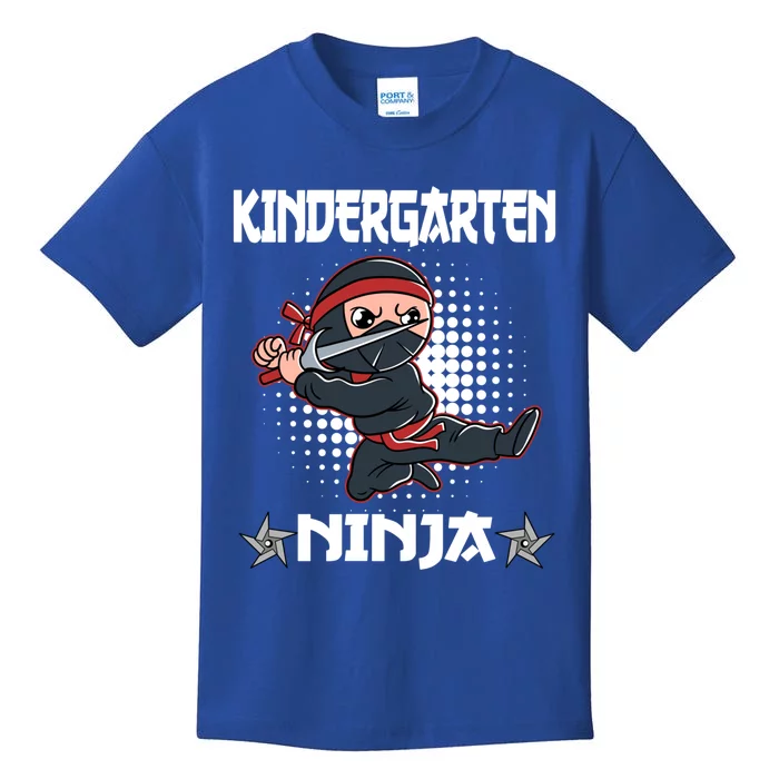 Kindergarten I Come Ninja Fighter Kindergarten Gift Kids T-Shirt