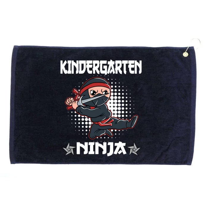 Kindergarten I Come Ninja Fighter Kindergarten Gift Grommeted Golf Towel