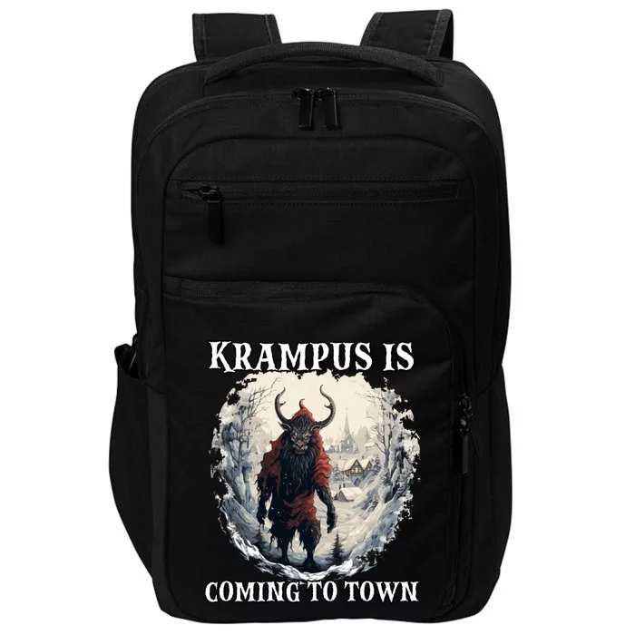 Krampus Is Coming Kramperl Krampus Costume Santa Claus Gift Impact Tech Backpack