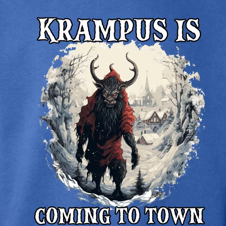 Krampus Is Coming Kramperl Krampus Costume Santa Claus Gift Toddler Hoodie