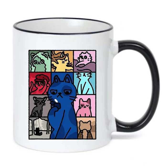 Karma Is Cat Cat Lover Black Color Changing Mug