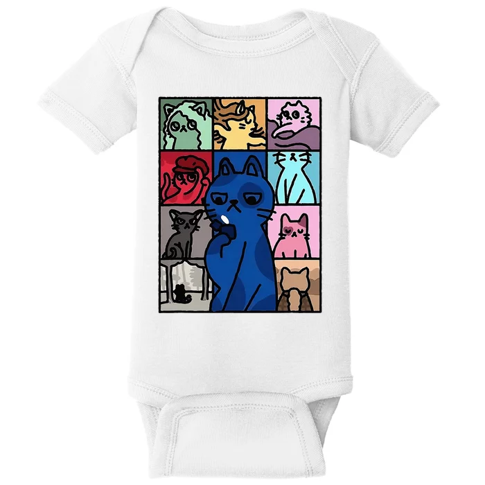 Karma Is Cat Cat Lover Baby Bodysuit