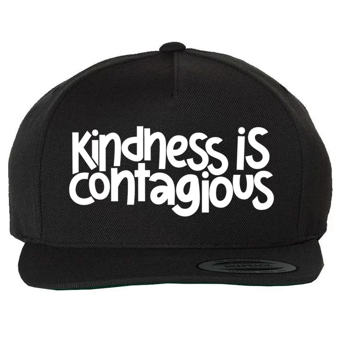 Kindness Is Contagious Anti Bullying Orange Unity Day Meaningful Gift Wool Snapback Cap