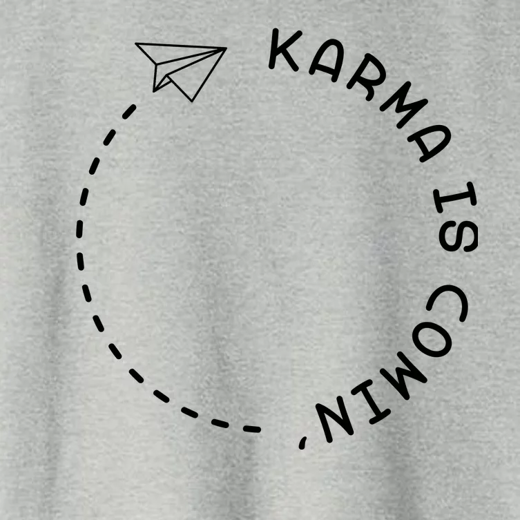 Karma Is Comin' Women's Crop Top Tee