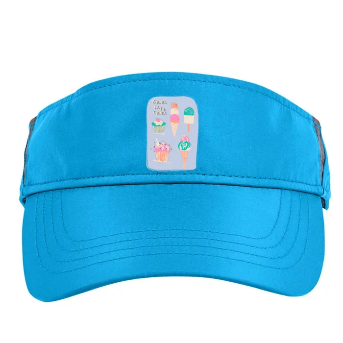 Kawaii Ice Cream Summer Vacay Party Beach Vibes Funny Funny Gift Adult Drive Performance Visor