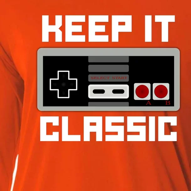 Keep It Classic Retro Gamer Cooling Performance Long Sleeve Crew