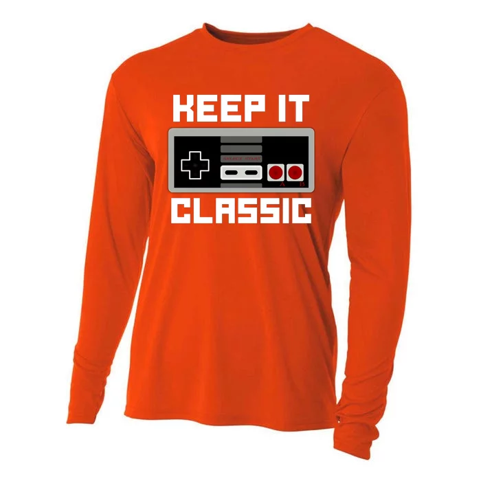 Keep It Classic Retro Gamer Cooling Performance Long Sleeve Crew