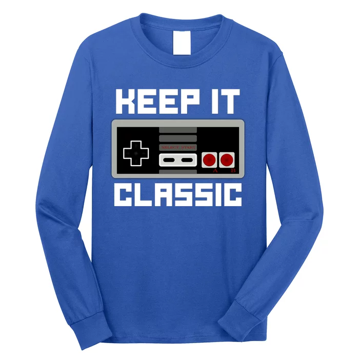 Keep It Classic Retro Gamer Long Sleeve Shirt