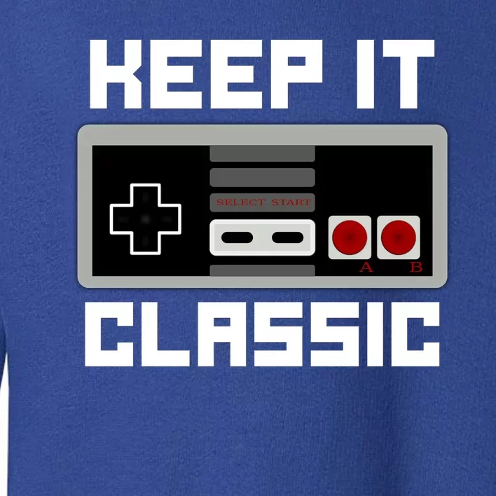 Keep It Classic Retro Gamer Toddler Sweatshirt