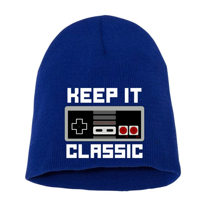 Keep It Classic Retro Gamer Short Acrylic Beanie