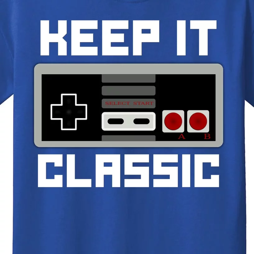 Keep It Classic Retro Gamer Kids T-Shirt