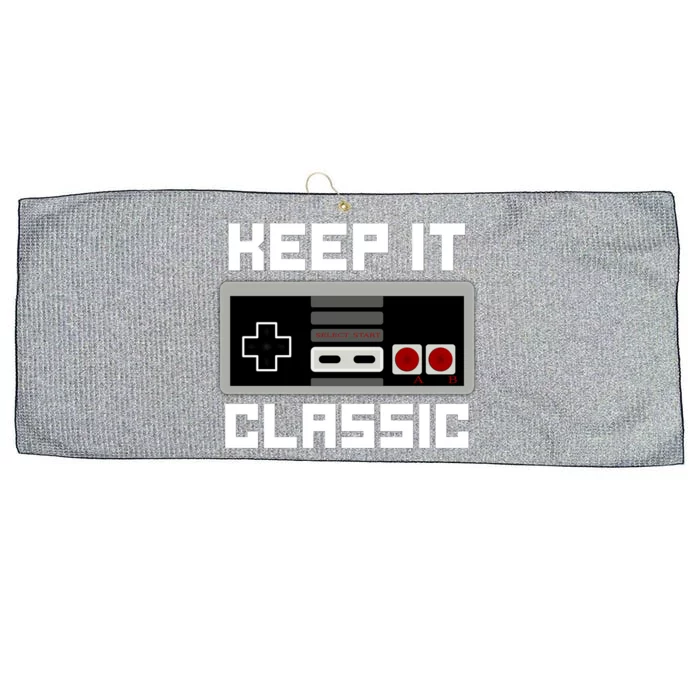 Keep It Classic Retro Gamer Large Microfiber Waffle Golf Towel