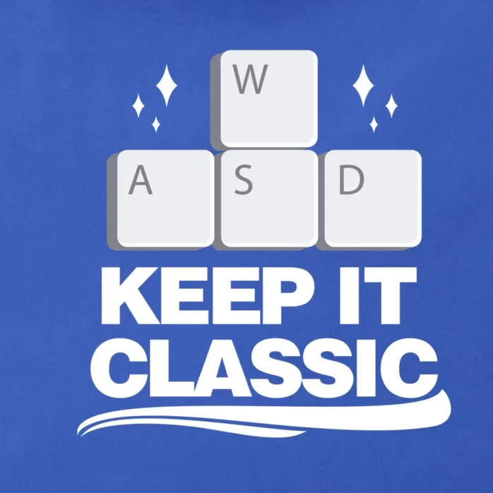 Keep It Classic Video Games Wasd Control Gift Zip Tote Bag