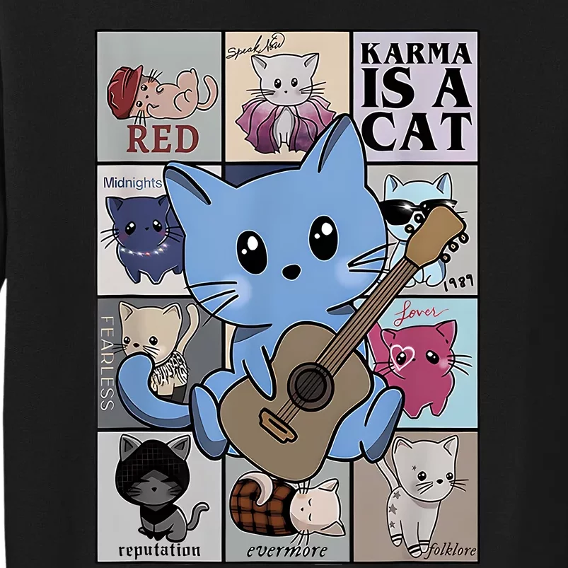 Karma Is Cat Album Sweatshirt