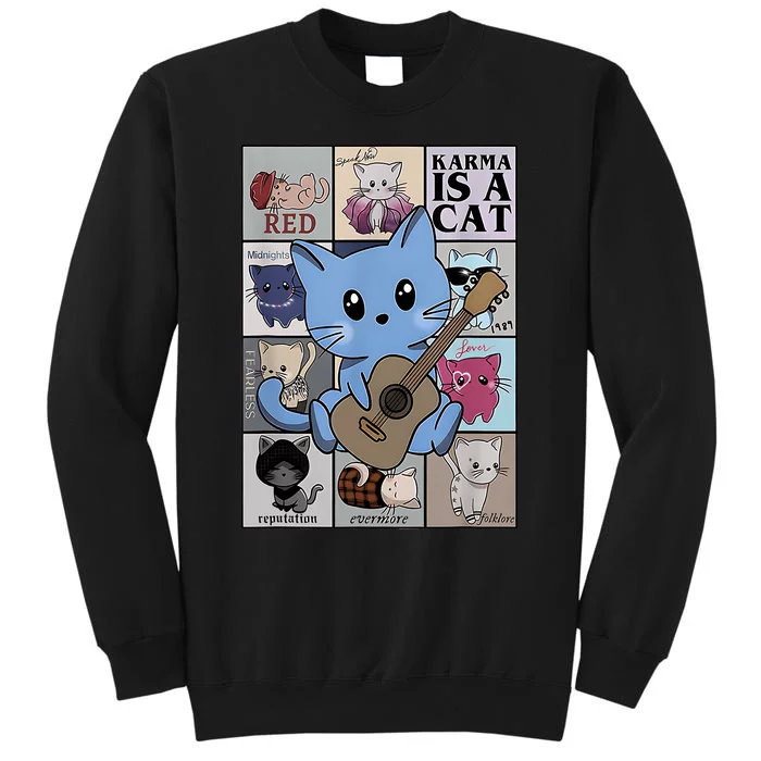 Karma Is Cat Album Sweatshirt