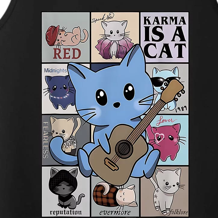 Karma Is Cat Album Performance Tank