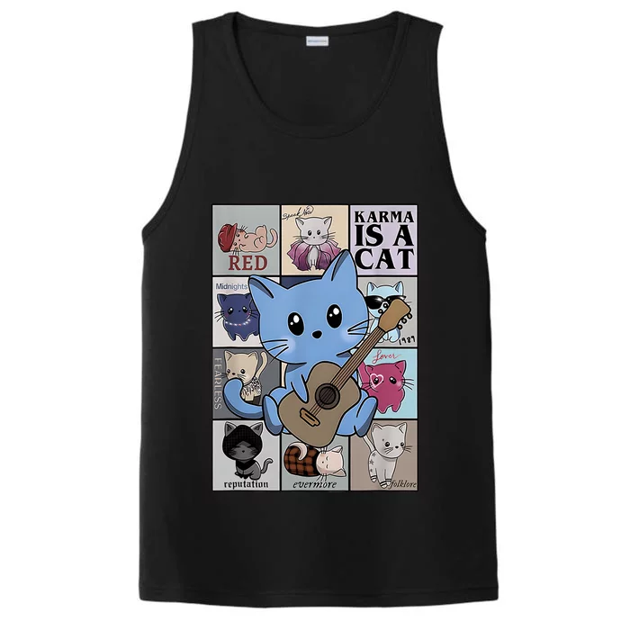 Karma Is Cat Album Performance Tank