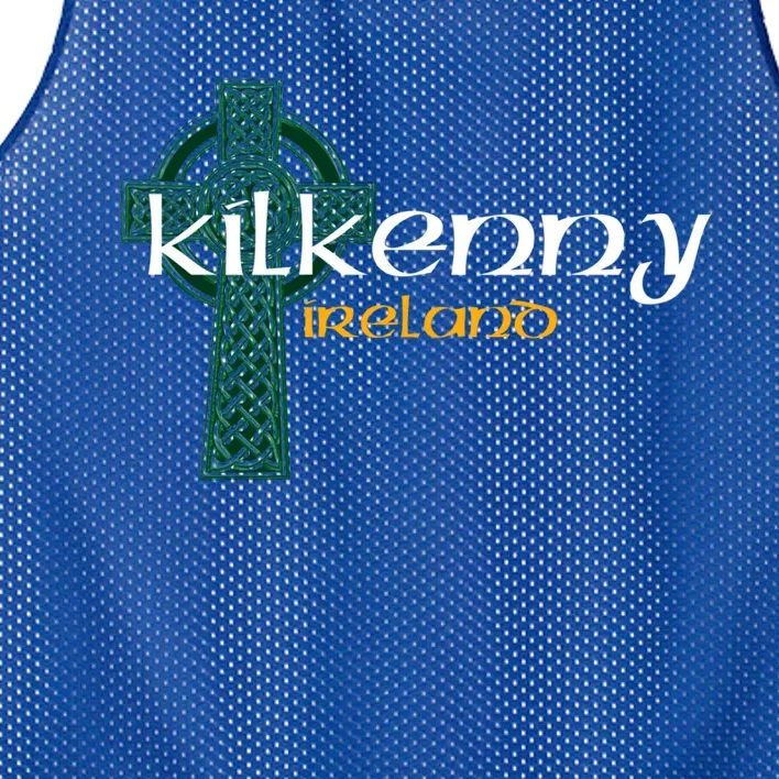 Kilkenny Ireland County Celtic Gaelic Football And Hurling Funny Gift Mesh Reversible Basketball Jersey Tank