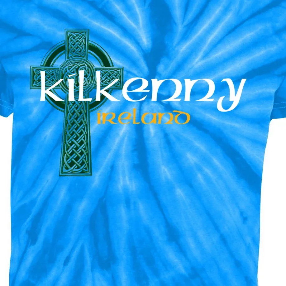 Kilkenny Ireland County Celtic Gaelic Football And Hurling Funny Gift Kids Tie-Dye T-Shirt