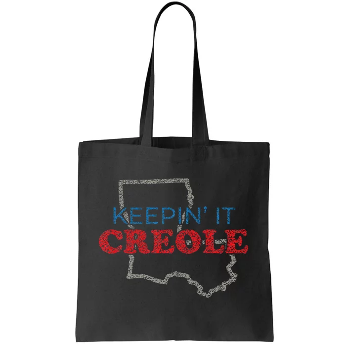 Keepin It Creole Design With Louisiana Graphic Tote Bag