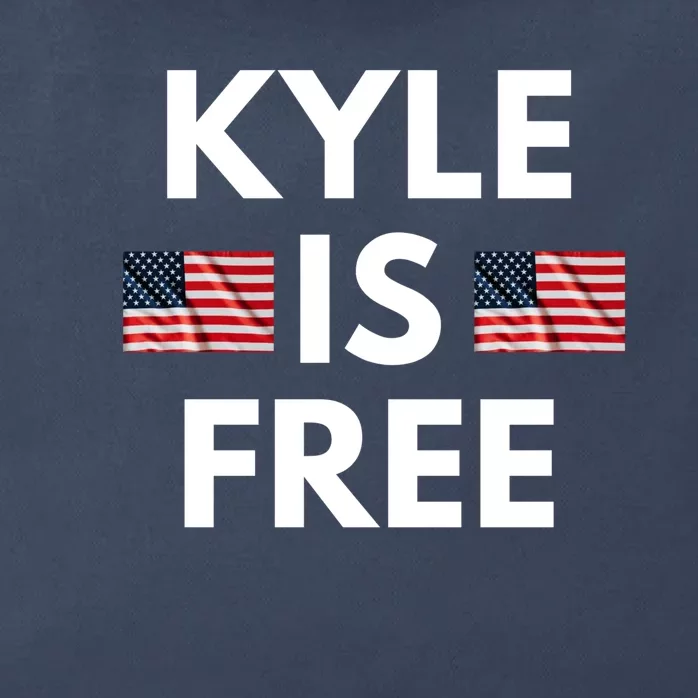 Kyle Is Free USA Zip Tote Bag