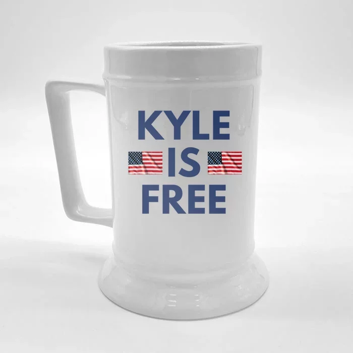 Kyle Is Free USA Front & Back Beer Stein