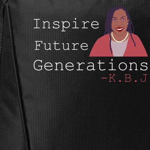 KBJ Inspire Future Generations Quote City Backpack