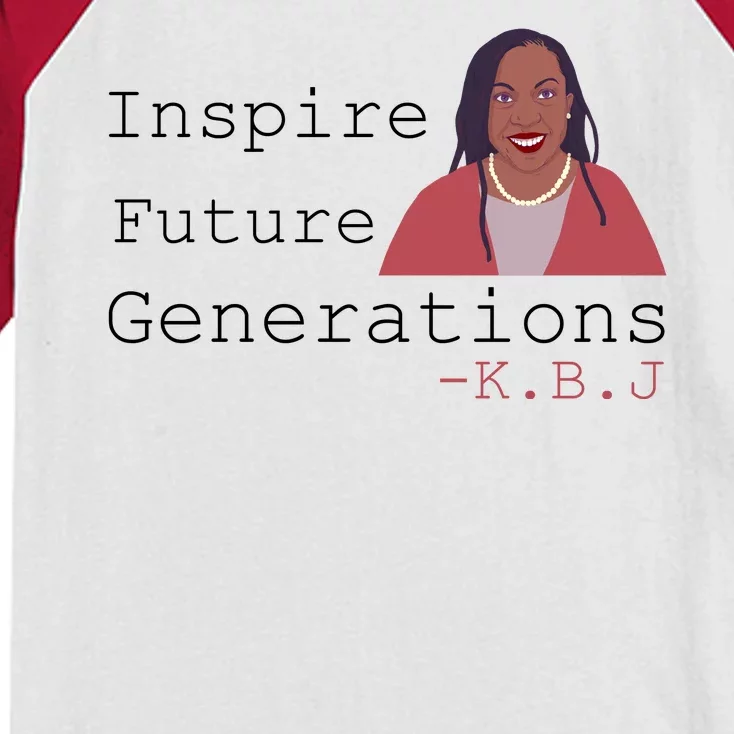 KBJ Inspire Future Generations Quote Kids Colorblock Raglan Jersey