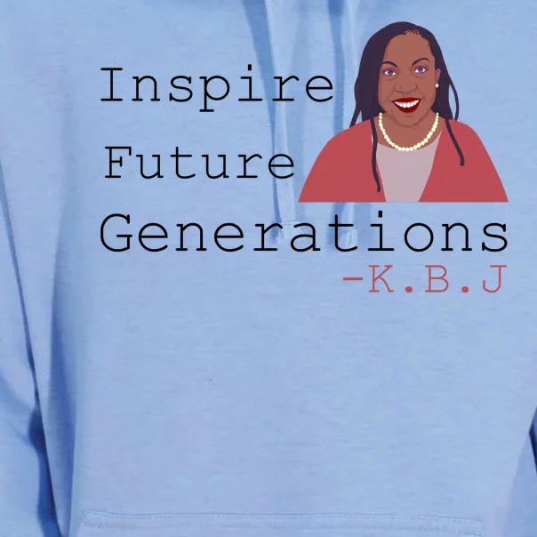 KBJ Inspire Future Generations Quote Unisex Surf Hoodie