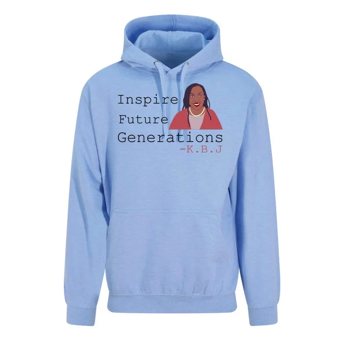 KBJ Inspire Future Generations Quote Unisex Surf Hoodie