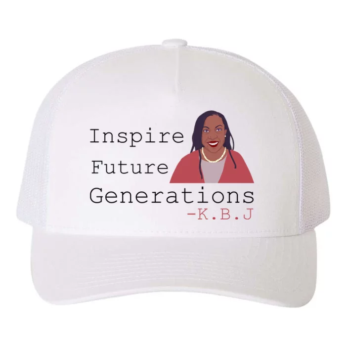 KBJ Inspire Future Generations Quote Yupoong Adult 5-Panel Trucker Hat