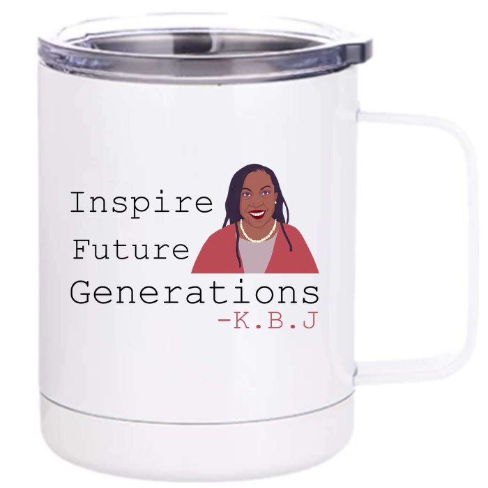 KBJ Inspire Future Generations Quote Front & Back 12oz Stainless Steel Tumbler Cup