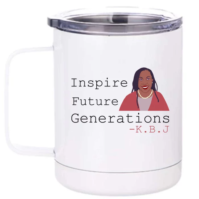 KBJ Inspire Future Generations Quote Front & Back 12oz Stainless Steel Tumbler Cup