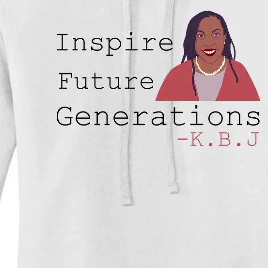 KBJ Inspire Future Generations Quote Women's Pullover Hoodie